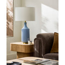 Modern European furniture - Fluted Glazed Ceramic Table Lamp - www.oroatrade.com