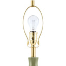 Modern European furniture - Fluted Glazed Ceramic Table Lamp - www.oroatrade.com