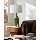 Modern European furniture - Fluted Glazed Ceramic Table Lamp - www.oroatrade.com