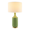 Modern European furniture - Fluted Glazed Ceramic Table Lamp - www.oroatrade.com