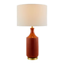 Modern European furniture - Fluted Glazed Ceramic Table Lamp - www.oroatrade.com