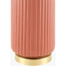Modern European furniture - Fluted Glazed Ceramic Table Lamp - www.oroatrade.com