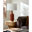 Modern European furniture - Fluted Glazed Ceramic Table Lamp - www.oroatrade.com