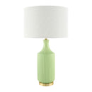 Modern European furniture - Fluted Glazed Ceramic Table Lamp - www.oroatrade.com