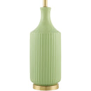 Modern European furniture - Fluted Glazed Ceramic Table Lamp - www.oroatrade.com