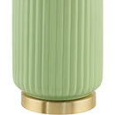 Modern European furniture - Fluted Glazed Ceramic Table Lamp - www.oroatrade.com
