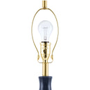 Modern European furniture - Fluted Glazed Ceramic Table Lamp - www.oroatrade.com