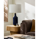 Modern European furniture - Fluted Glazed Ceramic Table Lamp - www.oroatrade.com