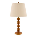 Modern European furniture - Rubberwood Beige Linen Table Lamp - www.oroatrade.com