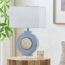 Modern European furniture - Shell Embellished Accent Table Lamp - www.oroatrade.com