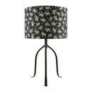 Modern European furniture - Floral Print Linen Table Lamp S - www.oroatrade.com