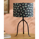 Modern European furniture - Floral Print Linen Table Lamp S - www.oroatrade.com