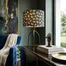 Modern European furniture - Floral Print Linen Table Lamp S - www.oroatrade.com