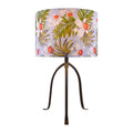 Modern European furniture - Floral Print Linen Table Lamp S - www.oroatrade.com