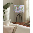 Modern European furniture - Floral Print Linen Table Lamp S - www.oroatrade.com