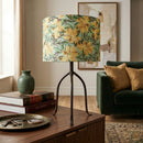 Modern European furniture - Floral Print Linen Table Lamp S - www.oroatrade.com