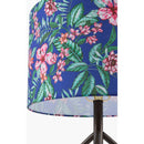 Modern European furniture - Floral Print Linen Table Lamp S - www.oroatrade.com
