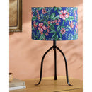 Modern European furniture - Floral Print Linen Table Lamp S - www.oroatrade.com