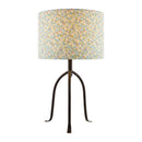Modern European furniture - Floral Print Linen Table Lamp S - www.oroatrade.com