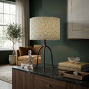 Modern European furniture - Floral Print Linen Table Lamp S - www.oroatrade.com