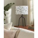 Modern European furniture - Floral Print Linen Table Lamp S - www.oroatrade.com