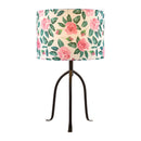 Modern European furniture - Floral Print Linen Table Lamp S - www.oroatrade.com