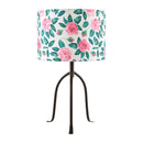 Modern European furniture - Floral Print Linen Table Lamp S - www.oroatrade.com