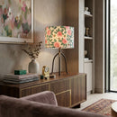 Modern European furniture - Floral Print Linen Table Lamp S - www.oroatrade.com