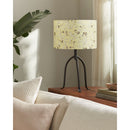 Modern European furniture - Floral Print Linen Table Lamp S - www.oroatrade.com