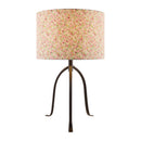 Modern European furniture - Floral Print Linen Table Lamp S - www.oroatrade.com