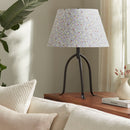 Modern European furniture - Floral Print Linen Table Lamp L - www.oroatrade.com