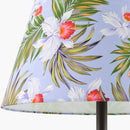Modern European furniture - Floral Print Linen Table Lamp L - www.oroatrade.com