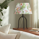 Modern European furniture - Floral Print Linen Table Lamp L - www.oroatrade.com