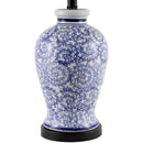 Hospitality furniture - Blue Vines Ceramic Table Lamp - www.oroatrade.com