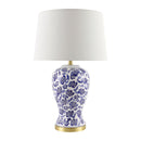 Hospitality furniture - Blue Flowers Ceramic Table Lamp - www.oroatrade.com