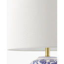 Hospitality furniture - Blue Flowers Ceramic Table Lamp - www.oroatrade.com