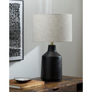 Modern European furniture - Painted Cement Accent Table Lamp - www.oroatrade.com