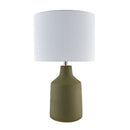 Modern European furniture - Painted Cement Accent Table Lamp - www.oroatrade.com