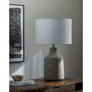 Modern European furniture - Painted Cement Accent Table Lamp - www.oroatrade.com