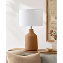 Modern European furniture - Painted Cement Accent Table Lamp - www.oroatrade.com