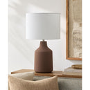 Modern European furniture - Painted Cement Accent Table Lamp - www.oroatrade.com