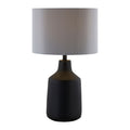 Modern European furniture - Concrete Base Linen Table Lamp - www.oroatrade.com