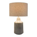 Modern European furniture - Concrete Base Linen Table Lamp - www.oroatrade.com