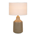 Modern European furniture - Concrete Base Linen Table Lamp - www.oroatrade.com