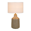 Modern European furniture - Concrete Base Linen Table Lamp - www.oroatrade.com