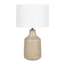 Modern European furniture - Concrete Base Linen Table Lamp - www.oroatrade.com