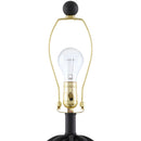 Contract furniture - Black Iron Table Lamp - www.oroatrade.com