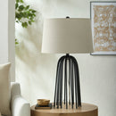 Contract furniture - Black Iron Table Lamp - www.oroatrade.com