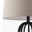 Contract furniture - Black Iron Table Lamp - www.oroatrade.com