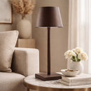 Contract furniture - Brown Iron Accent Table Lamp - www.oroatrade.com